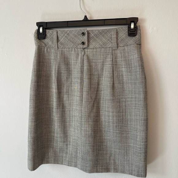 Banana Republic Stretch Pencil Skirt Light Gray Career Work Date - Picture 2 of 6